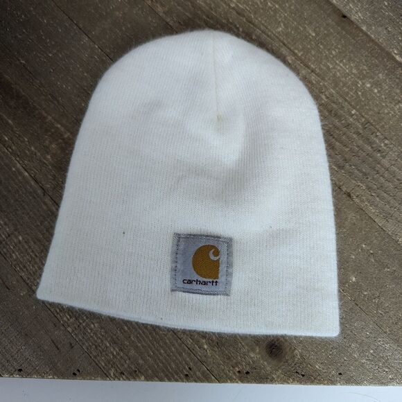 Carhartt Beanie in White - Picture 4 of 5